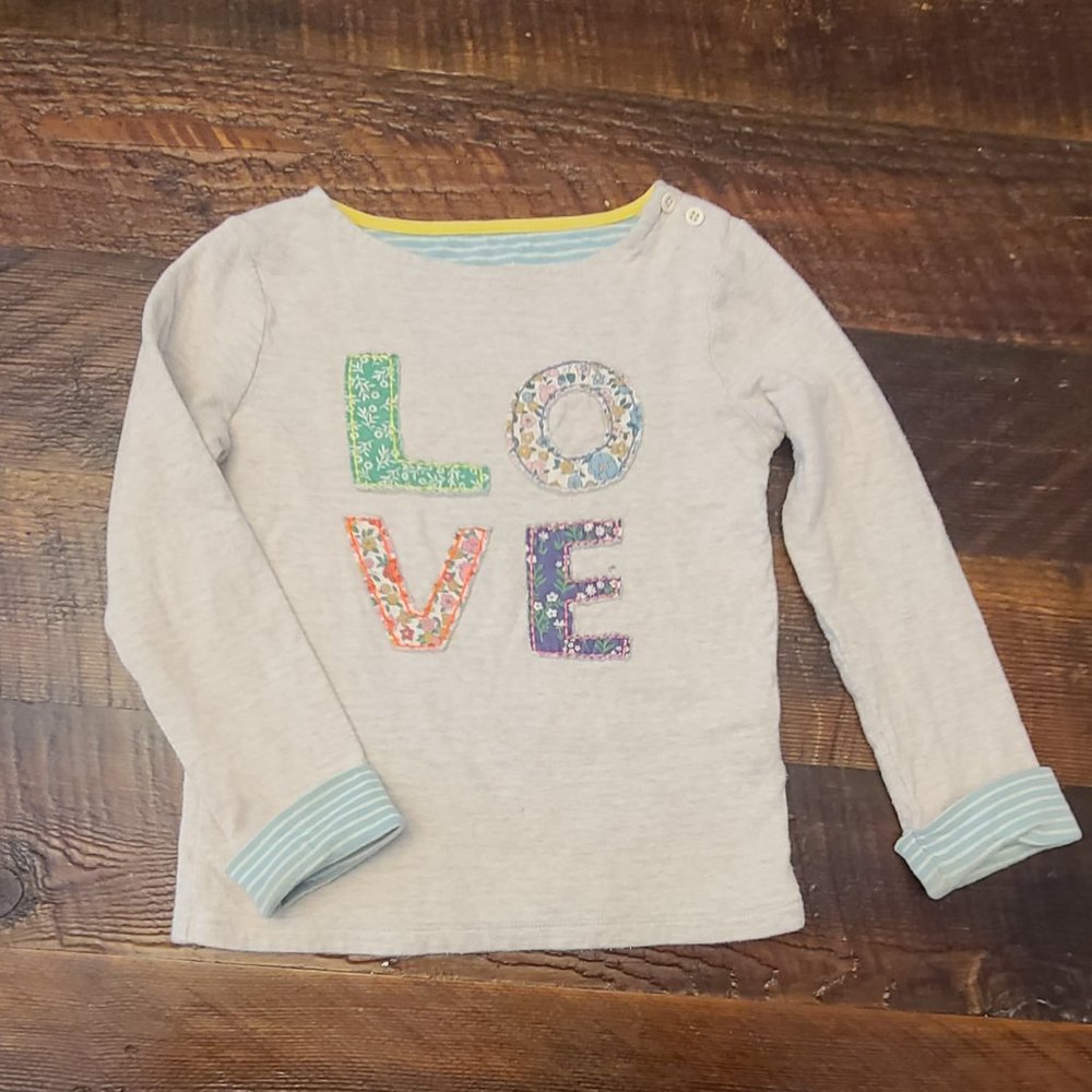 Mini Boden LOVE shirt